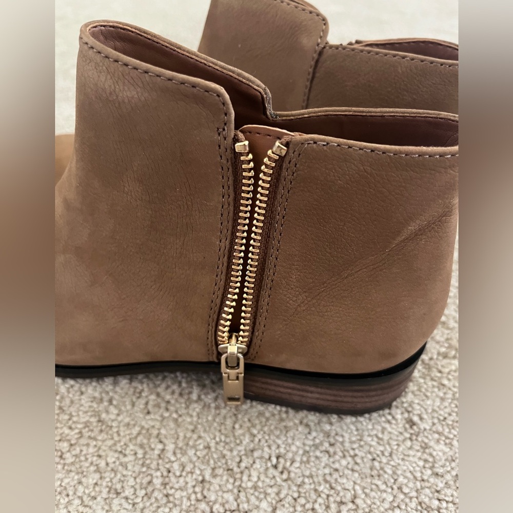 ALDO Julianna Tan Ankle Boots with Zipper